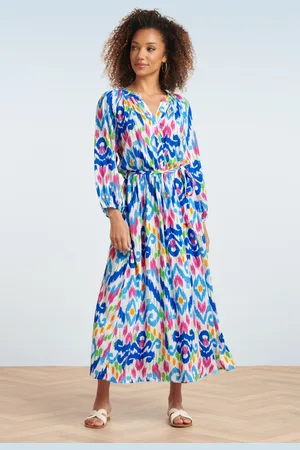 Smashed Lemon Maisy Maxi Kleid in Multi