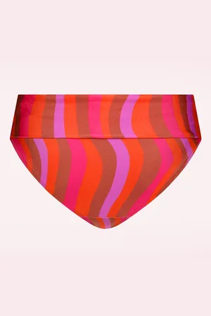TC Flipover Shiny Waves Bikinihose in Multi