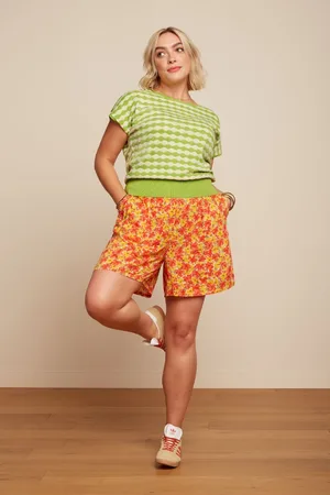 King Louie Fintan Doree Shorts in Fiesta Rot