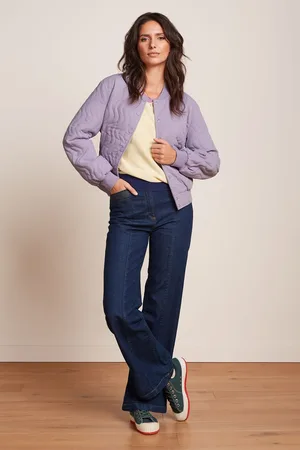 King Louie Folly Baseball Jacke in Irisviolett