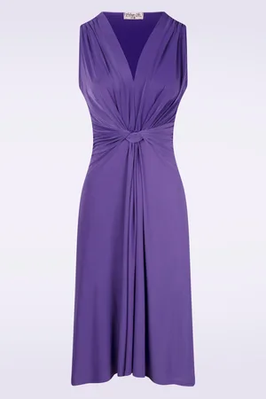 Vintage Chic Umi Knotted Swing Kleid in