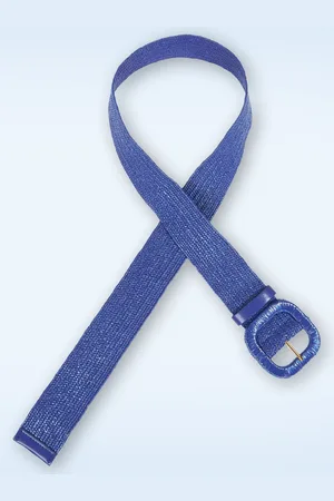 King Louie Raffia Gürtel in Baja
