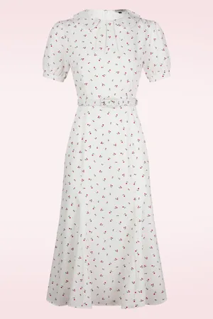 Banned Retro Lucille Cherry Swing Kleid in .