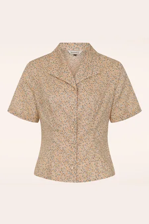 Banned Retro Gloria Wild Flower Bluse in