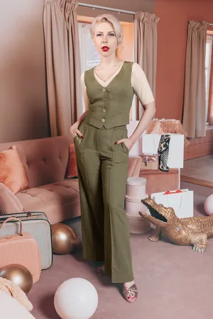 Femkit Masha Stoffhose in Khaki