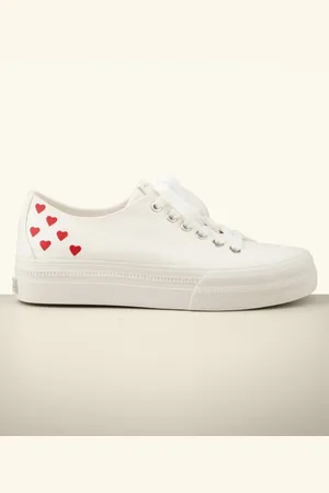 Tamaris Amore Canvas Sneaker in Off White.