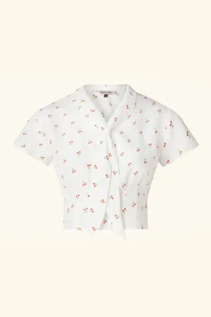Banned Retro Cherry Amour Bluse in