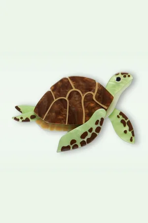 Erstwilder Green Turtle Brosche