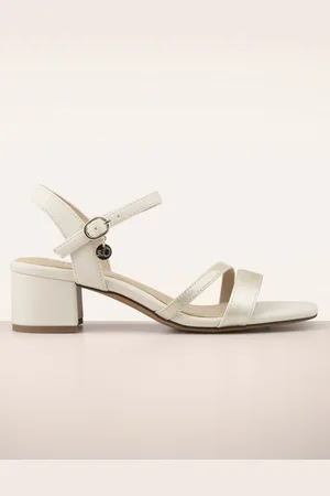 QS by s.Oliver Jocelyn Sandalen in Beige und Hellgold