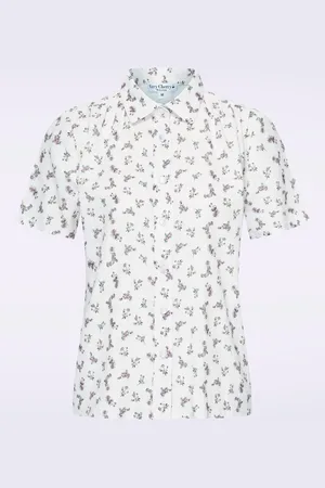 Very Cherry Montmartre Lavendel Flower Fields Bluse in