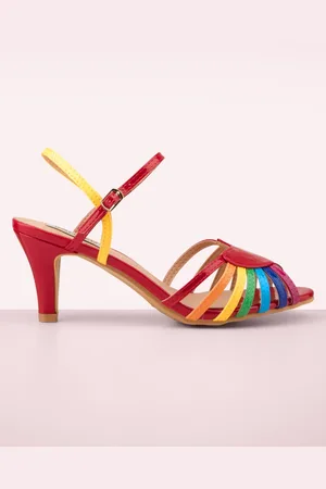 Banned Retro Fantasy April Sandalen in Rot