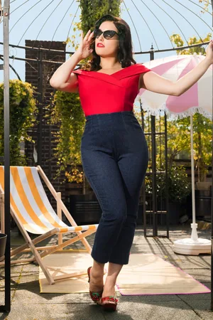 Rock-a-Booty Damcy Caprihose in