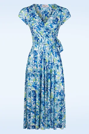 Vintage Chic Andi Blumen Swing Kleid in