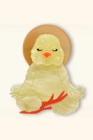 Erstwilder The Yoga Chick Brosche