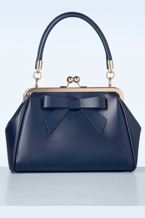 Banned Retro Daydream Handtasche in Marineblau