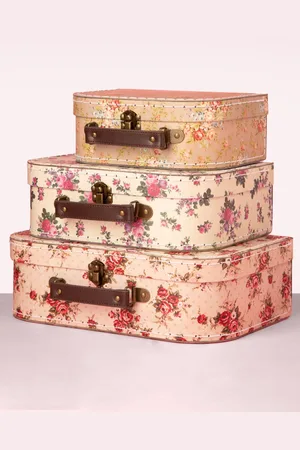 Sass & Belle Vintage Rose Koffer-Set