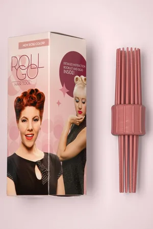 Lauren Rennells Vintage Hairstyling: RollGo Pin Curl Hair Tool Set in Rose