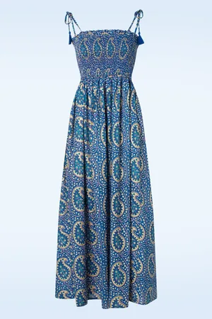 Timeless Sommer Paisley Maxi Kleid in