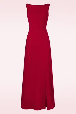 Vintage Chic Teresa Maxikleid in tiefem