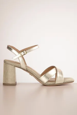 Tamaris Ophelia Sandalen in Hellgold
