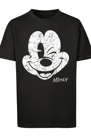 F4NT4STIC Kinder Disney Mickey Mouse Since Beaten Face Char Cadt Mit Kids Basic T-shirt - Standard