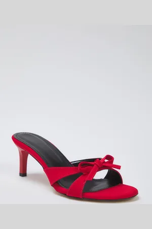 Trendyol Hausschuhe Mit Runder Zehenpartie Und Roter Schleife, für Damen - 37