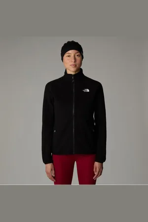 The North Face Schwarzes Fleece-sweatshirt _w 100 Glacier Fz Eu für Damen - XL