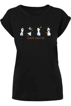 F4NT4STIC Disney Frozen 2 Olaf Shape-shifter Mit T-shirt Mit Verlängerter Schulter für Damen - 2XL