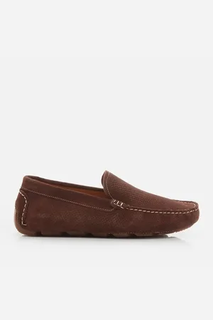 Hotic Brauner Loafer Aus Echtem Leder für Herren - 40
