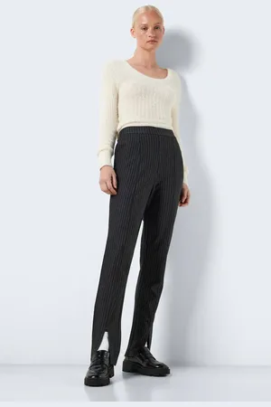 Noisy May Hose Dunkelgrau Melange für Damen - XS