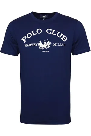 HARVEY MILLER POLO CLUB T-shirt Hrm Polo Club Kurzarm Rundhals für Herren - L