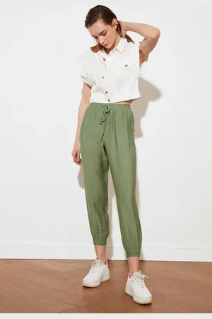 Trendyol Grüne Jogger-webhose für Damen - 34