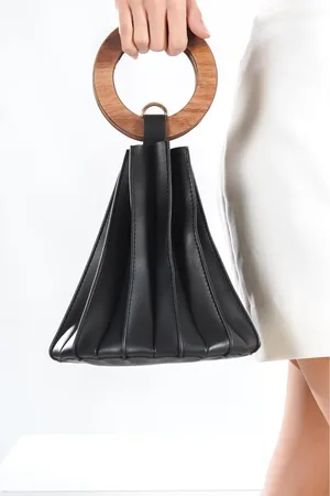 Capone Outfitters Capone Osaka Schwarze Tasche für Damen - One Size