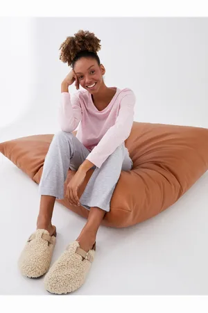 LC Waikiki Langärmliges Pyjama-set Mit Rundhalsausschnitt für Damen - XS