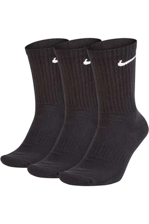 Nike Unisex 3er Pack Sportsocken Everyday, Cotton Cushioned Crew, Einfarbig - 34-38