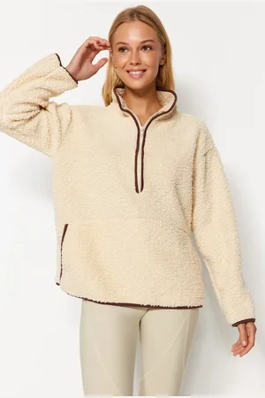 Trendyol Gestricktes Sport-sweatshirt Aus Plüsch für Damen - L