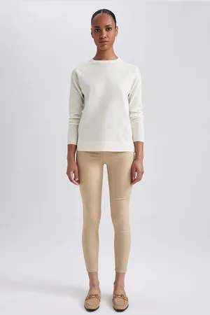 DeFacto Skinny-fit-jeggings Mit Hoher Taille Und Schmalem Bein – Knöchellang A8564ax23au für Damen - 34