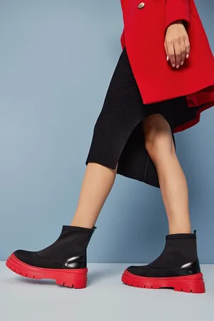 YAYA Schwarze Stiefel Und Stiefeletten für Damen - 39