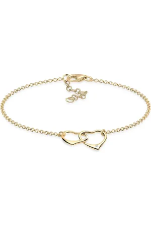 Elli Armband – Herz In Love Diamond, 925er Sterlingsilber für Damen - 16 cm
