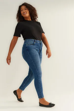 Trendyol Marineblaue, Dehnbare Skinny-jeans Mit Hoher Taille für Damen - 44