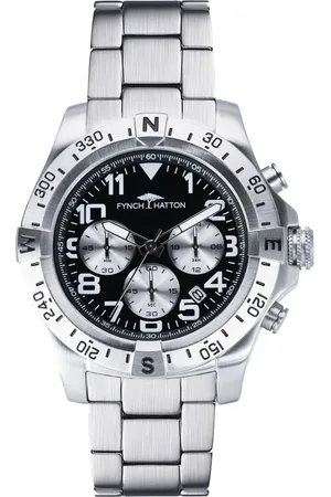Fynch-Hatton Uhren Uhr Silver für Herren - One Size