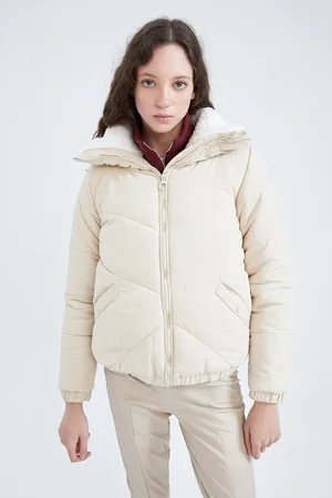 DeFacto Polargefütterte Relax-fit-pufferjacke für Damen - XL