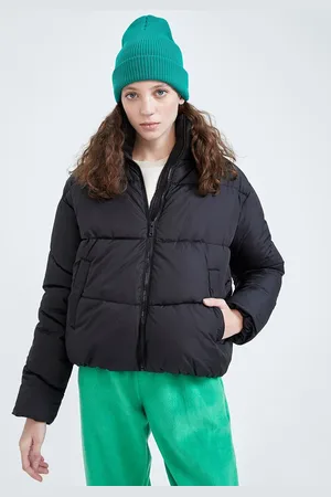 DeFacto Wasserdichte, Gesteppte Relax-fit-pufferjacke Aus Stoff X7030az22wn für Damen - 2XL