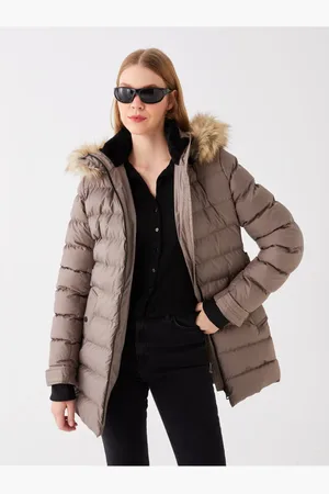 LC Waikiki Puffer-kapuzenmantel für Damen - XS