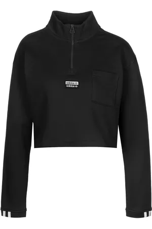 adidas Kırpılmış Sweat W Kapşonlu für Damen - 46