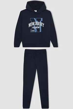 DeFacto Bedrucktes 2er-set Aus Kapuzensweatshirt Und Jogginghose Für Jungen B6659a823wn für Herren - 5–6 Jahre