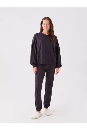 LC Waikiki Langärmliges Pyjama-set Mit Rundhalsausschnitt für Damen - XL