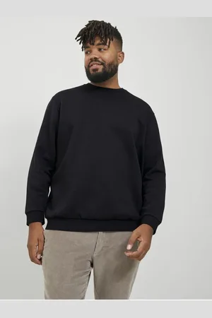 JACK & JONES Sweatshirt Plus Einfarbig Sweatshirt für Herren - 8XL