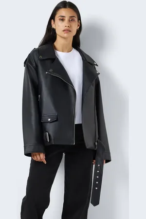 Noisy May Nmpaulına Oversize Bikerjacke Noos für Damen - XS