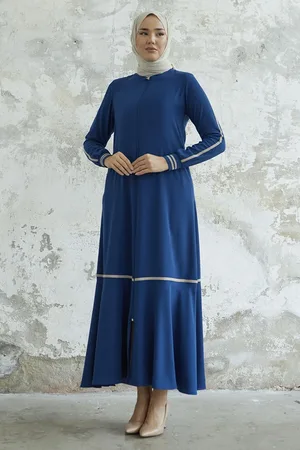 Instyle Indigo Hazel Ferace – Streifenmuster Und Rippen für Damen - 42